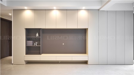 麗爾曼頓家居 |130㎡現(xiàn)代極簡，干凈高級