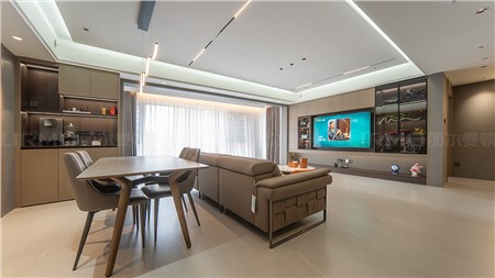 14.8w裝修150m²極簡(jiǎn)商務(wù)風(fēng)的家 | 麗爾曼頓全房全屋整裝定制