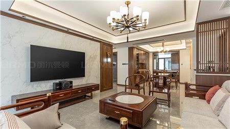 15.3w打造新中式風(fēng)的家138m² | 麗爾曼頓全房全屋定制