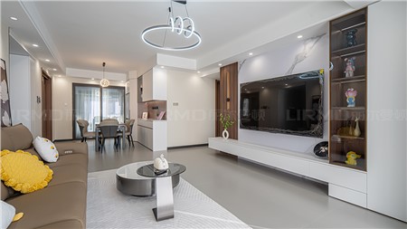 16w打造現(xiàn)代風格的家150m² | 麗爾曼頓全房全屋定制